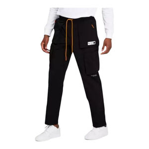 NEW PUMA Black Parquet Cargo Pants Size Medium Track Hiking Outdoors $110